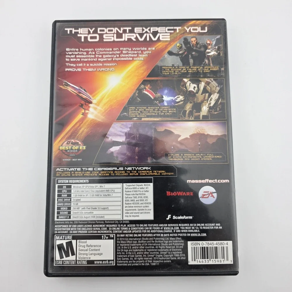 BioWare PC Game Bundle Mass Effect 2 Dragon Age Besieger Dungeon Lords GOOD